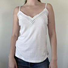 2000s European H&M White Cami Top Size Large picture