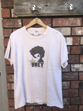 VTG Rare 2006 The Boondocks Huey Freeman Star T-Shirt M AAA Cream Tan Cartoon picture