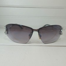 Vintage Y2K Rocawear Sunglasses R3181 Rimless Black Gradient Lenses Rhinestones picture