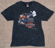 2014 New Mexico Harley Davidson Yosemite Sam Looney Tunes Tee Shirt Size Large picture