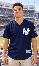 Vintage Majestic Yankees Jersey Derek Jeter #2 New York Men’s Medium Made In USA picture