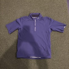 KJUS Dexter 2.5L Troyer Men’s Waterproof Golf Rain Pullover – Navy – Size 50/M picture