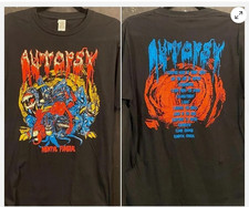 Autopsy Mental Funeral T-Shirt Rare Design Black tee 2 sided Classic Style S-5XL picture
