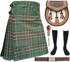 Clan Kelly Dress Outfit For Men Scottish Traditional Highland Custom Made Kilt picture
