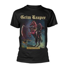 Men's Grim Reaper See You In Hell T-shirt Black picture
