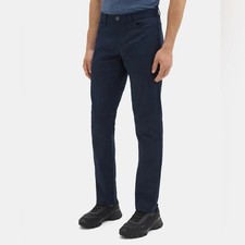 Theory Raffi Ascend Slim Fit 5 Pocket Tech Pants Mens 32 Eclipse Navy NEW picture