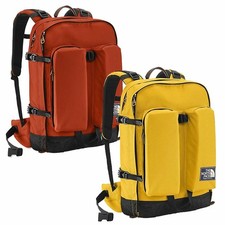 NWT The North Face Crevasse Classic Daypack Leopard Yellow and Clay Red Backpack picture