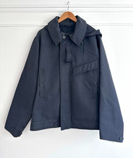Vintage 1970s Soviet Russia Army Tankers Canvas Hooded Jacket Fits L picture