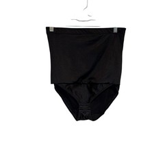 Underscore Womens Black High Waisted Control Brief Shapewear Size 2X picture