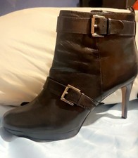 womens black nine west ankle boots picture