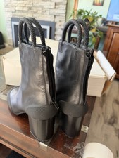 Random Identities Vibram Boot Black Calfskin Rubber Outsole EU 42 US 10.5 picture