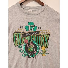 Delta Pro Weight Celtics Championship T-Shirt Mens XL Gray Excellent 2008 NBA picture