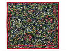 The Met Cloisters Unicorn Millefleurs Silk Scarf Museum Medieval Art NWT picture