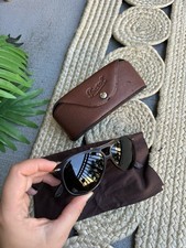 Persol Tortoise Havana Sunglasses Hand Made In Italy w/ Leather Case & Cloth picture