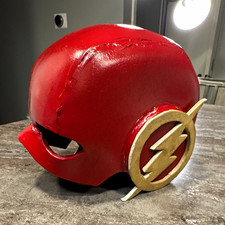 The Flash Full Head Mask Red/Gold Plastic One Size Adult Unisex Halloween picture