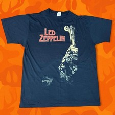 Vintage 1984 Led Zeppelin The Hermit T-Shirt Anvil Tag Large picture