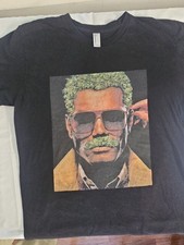 American Apparel Graphic T-Shirt Size L Black picture