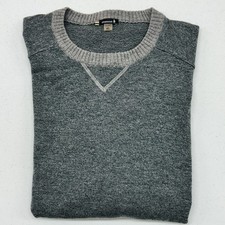 Smartwool Sweater Mens XL Gray Crew Neck Pullover Knit Merino Wool Blend Layer picture