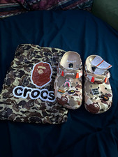 Crocs x BAPE bape Clog Sandal Camouflage Multicolor Men’s US 9 New w/ Box picture