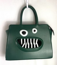 Edward Skeletrix Syckli Large Green Monster Bag Collectible Crossbody Very Rare picture