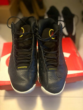 Jordan Air Jordan 13 Men's Black/White/Red Mid Top Leather Basketball Sneaker picture