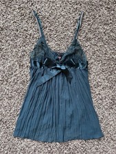 Victoria's Secret Pleated Rhinestone Strap Babydoll Chemise picture