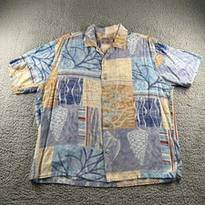 Vtg 90's Jams World Seabreeze Shirt Mens L Hawaiian Aloha Rayon Made In USA picture