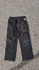 Carhartt double knees insanely trashed labeled 33x32 f picture