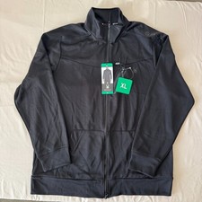 Spyder Men's Black Two Way Zip Mid Layer Jacket Size XL picture