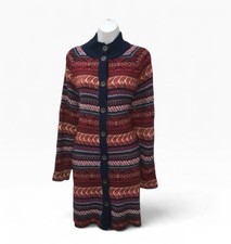 St. John’s Bay MultiColor Geometric Cardigan Sweater - Women’s Medium picture