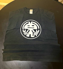 Vintage 90 SS Black Men's XL Rabbit in the Moon Rave T- Shirt picture