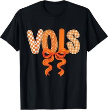 Vintage Classic 90's Vols Orange Coquette Bow Women Men T-Shirt picture
