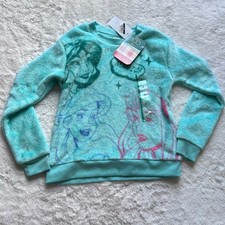 Reimagined Princess Fleece Sweatshirt Blue Jasmine Ariel Aurora M picture