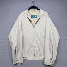 Vintage 1960s Jack Nicklaus Gleneagles Ricky Jacket Beige Men's 38R Golf Preppy picture