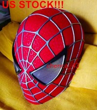 New in US Movie Tobey Maguire Cosplay Mask Spider-Man Full Face Headgear Gift picture
