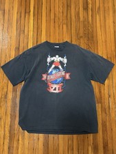 Vintage 90s UFC 7 Faded Black Graphic Single Stitch T-Shirt Size XXL Made In USA picture