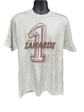 Vintage Alex Zanardi 1996-1997 Back to Back PPG Cup Champions T-Shirt picture