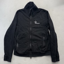Men's Moncler Maglia Cardigan Track Jacket Black Size Large 👀See Photos picture