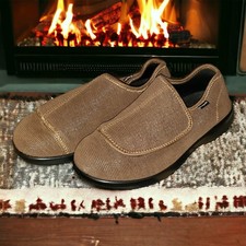 Propet Cush 'N Foot Slip On Mens Sand Corduroy Casual Slippers 7.5 5E M0202SACE picture