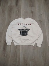 1990 Rush Presto Sweater XL Fruit of Loom Concert Tour Merch Vintage picture
