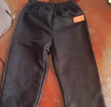 Lot of 4 Baby Boy Solid Polyester Jogger Pants, Multicolor, Size 130 picture