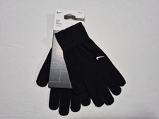 Nike Adult Unisex Knit Warm Cold Weather Black  Winter Gloves Size L/XL picture