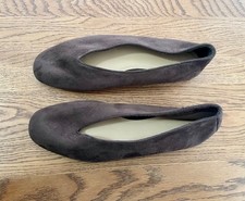 H&M Brown Suede Flats, Size US 9 EU 10, Never used picture