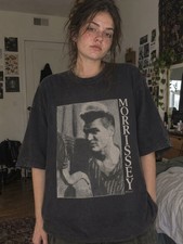 Rare VTG Authentic UK 90s Morrissey T-Shirt Got Morrissey The Smiths Black M Y2K picture