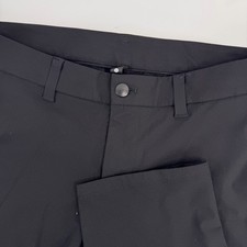 Lululemon Commission Slim-Fit Pant 32 Warpstreme Mens 34 Black M5975S Trousers picture