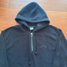 Vintage Nike ACG Black 1/4 Zip Hoodie 100% Cotton Fleece Hoodie Y2K RARE 90s Era picture