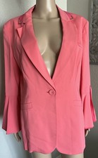 MARIA GRAZIA SEVERI Blazer Colorblock Flare Sleeve Coat Jacket Made in Italy L picture