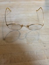 Vintage Bausch & Lomb HiBo 1/10 12K GF Gold Filled Round Wire Rim Glasses - Mint picture