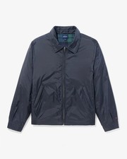 Noah Zip Up Nylon Mechanic Jacket Navy Blue Size Medium NWT picture