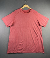 Lululemon Mens Metal Vent Tech Short Sleeve Training Shirt Red Size XL picture